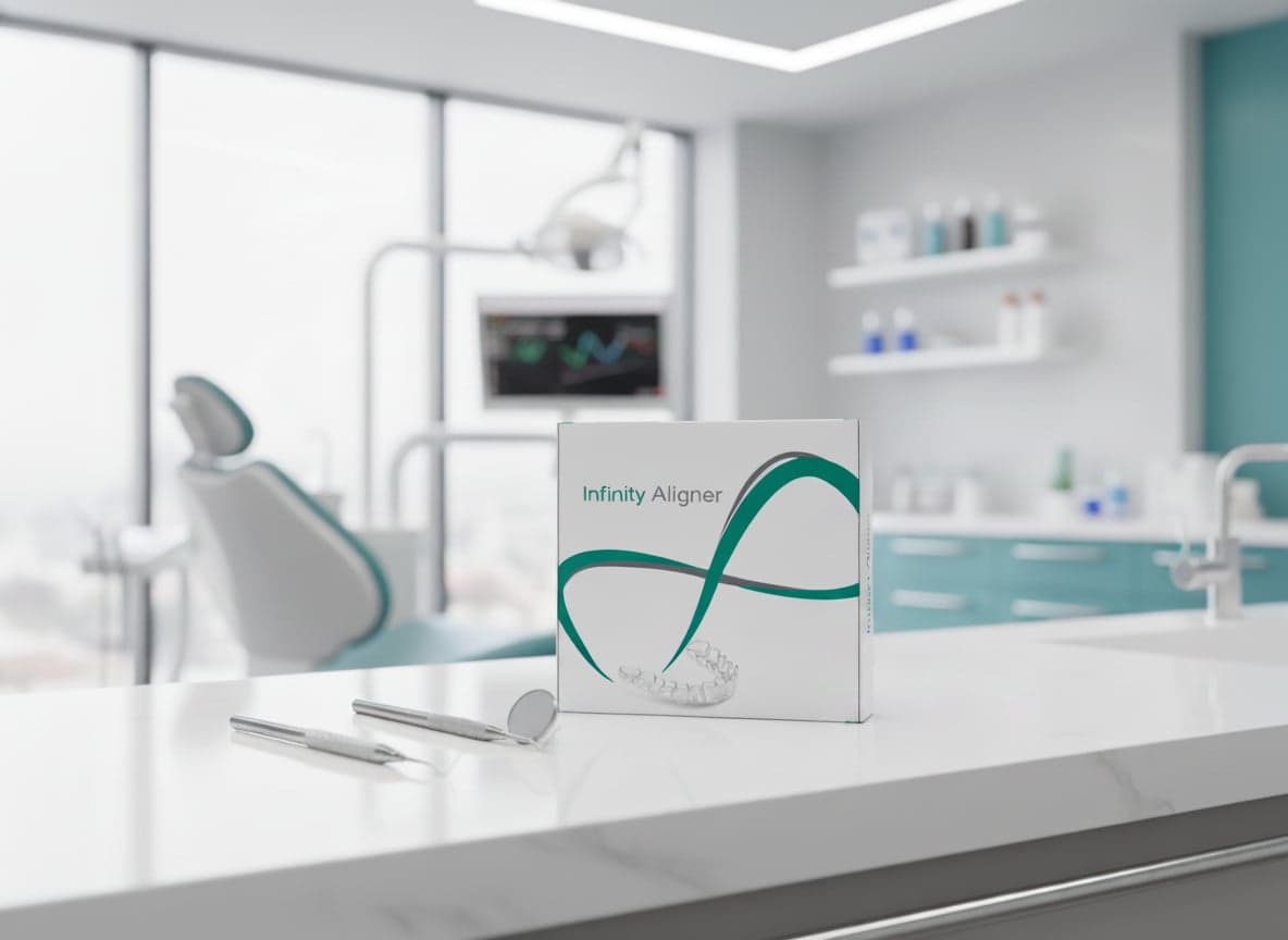 Infinity Aligner product in dental clinic